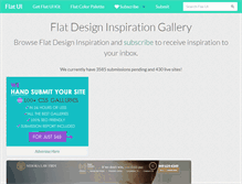 Tablet Screenshot of flatui.com